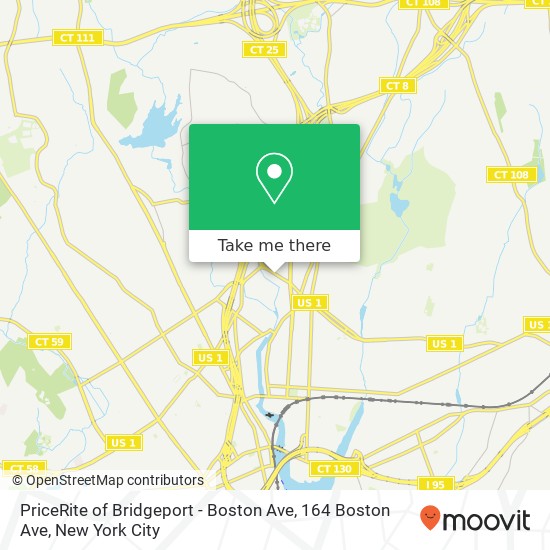 PriceRite of Bridgeport - Boston Ave, 164 Boston Ave map