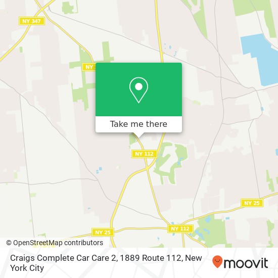 Craigs Complete Car Care 2, 1889 Route 112 map