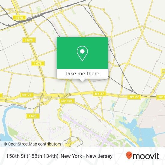 158th St (158th 134th) map