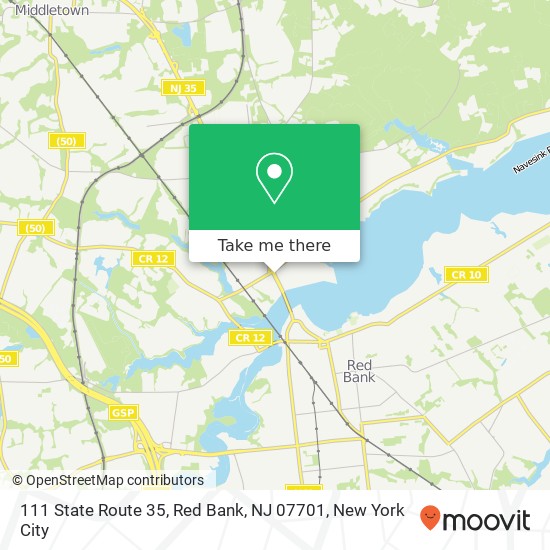 111 State Route 35, Red Bank, NJ 07701 map