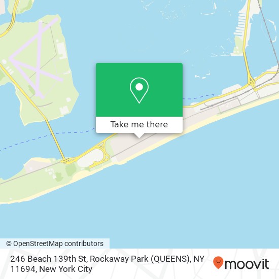 246 Beach 139th St, Rockaway Park (QUEENS), NY 11694 map