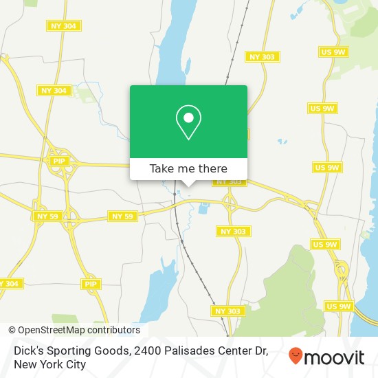 Dick's Sporting Goods, 2400 Palisades Center Dr map