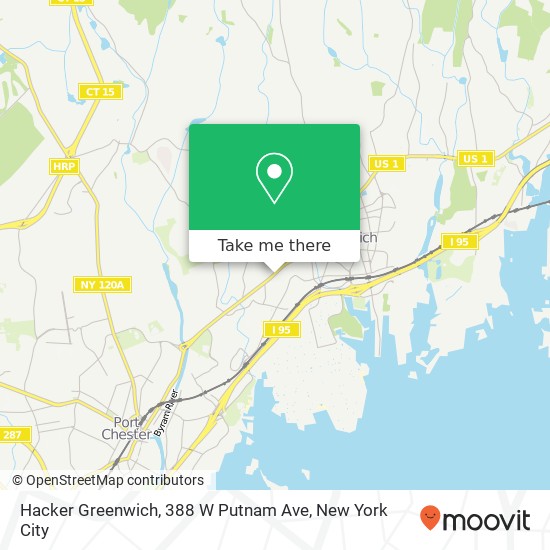 Hacker Greenwich, 388 W Putnam Ave map