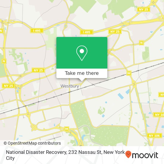National Disaster Recovery, 232 Nassau St map