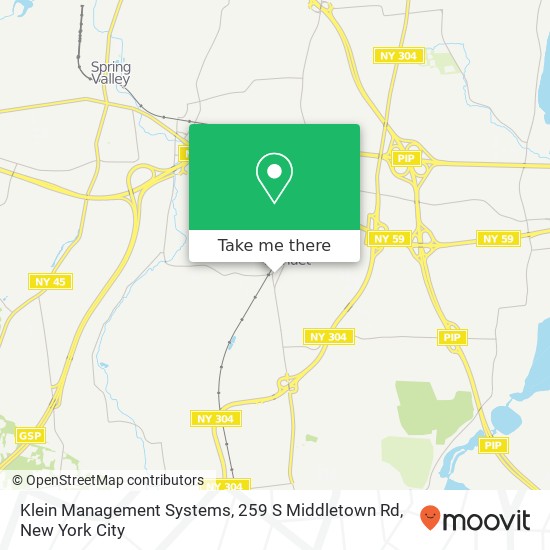Klein Management Systems, 259 S Middletown Rd map