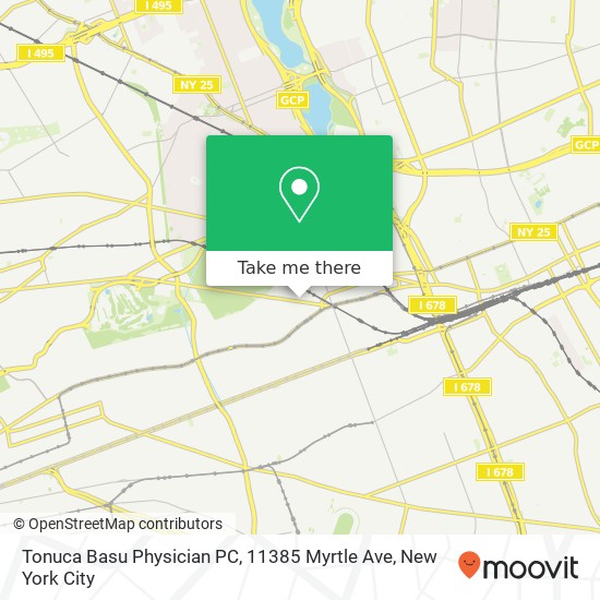 Tonuca Basu Physician PC, 11385 Myrtle Ave map