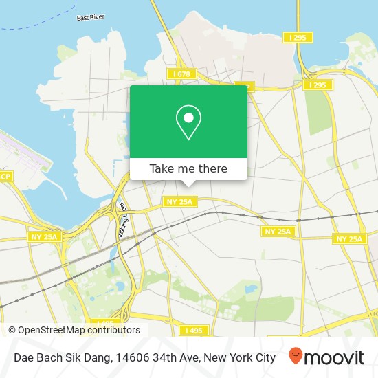 Dae Bach Sik Dang, 14606 34th Ave map