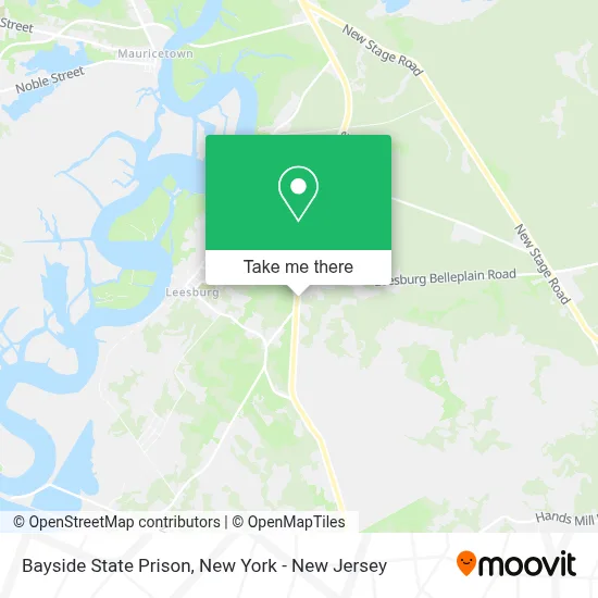 Bayside State Prison map