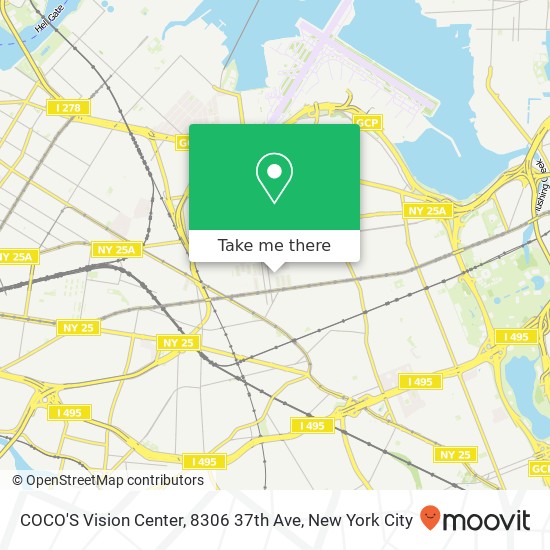 Mapa de COCO'S Vision Center, 8306 37th Ave