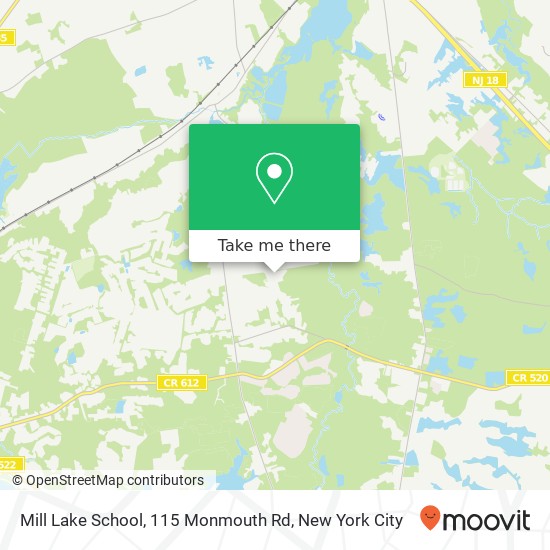 Mill Lake School, 115 Monmouth Rd map