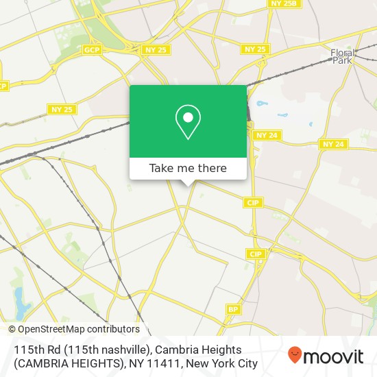 115th Rd (115th nashville), Cambria Heights (CAMBRIA HEIGHTS), NY 11411 map