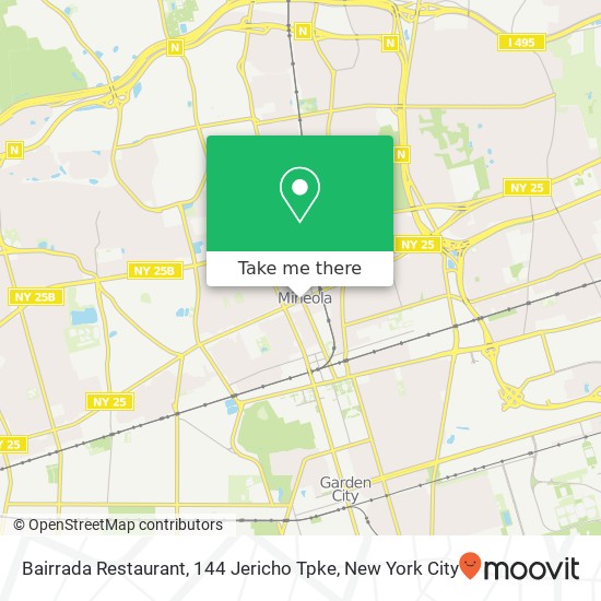 Mapa de Bairrada Restaurant, 144 Jericho Tpke