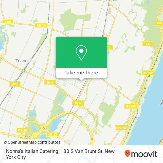 Mapa de Nonna's Italian Catering, 180 S Van Brunt St