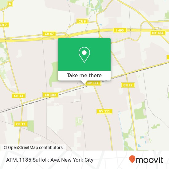 Mapa de ATM, 1185 Suffolk Ave