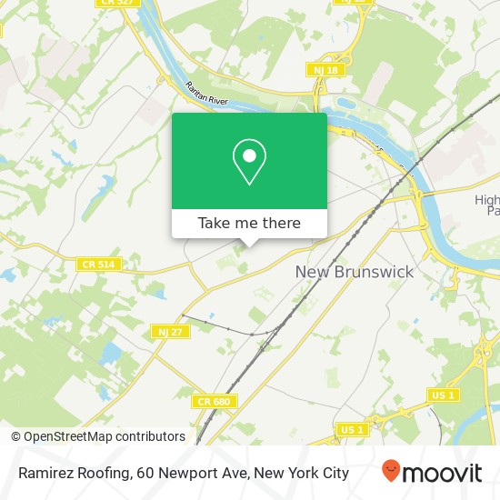 Ramirez Roofing, 60 Newport Ave map