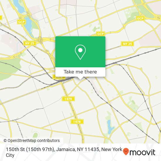 Mapa de 150th St (150th 97th), Jamaica, NY 11435