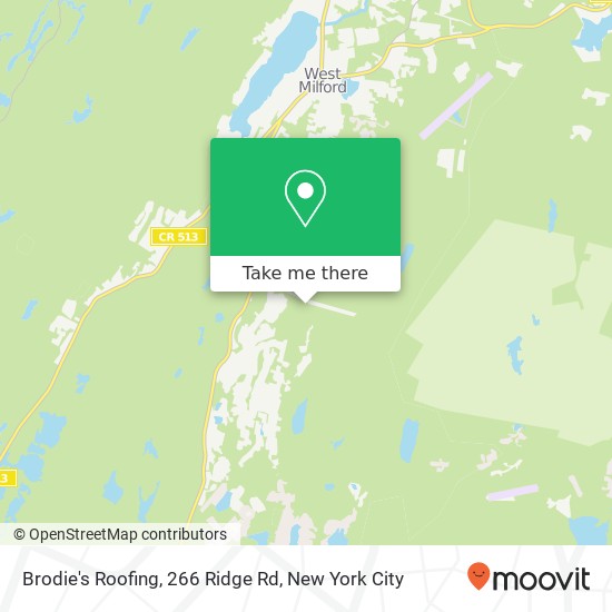 Brodie's Roofing, 266 Ridge Rd map