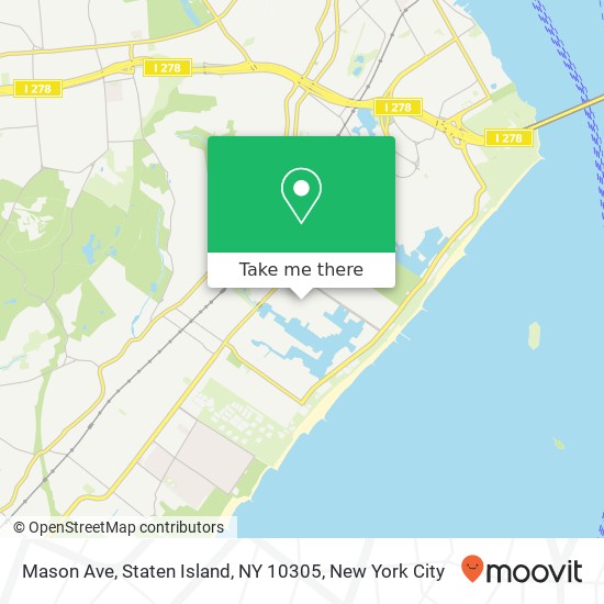 Mason Ave, Staten Island, NY 10305 map