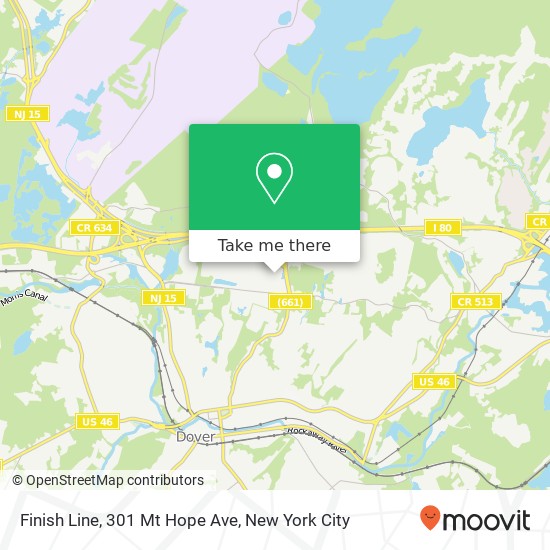 Mapa de Finish Line, 301 Mt Hope Ave