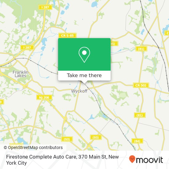 Firestone Complete Auto Care, 370 Main St map