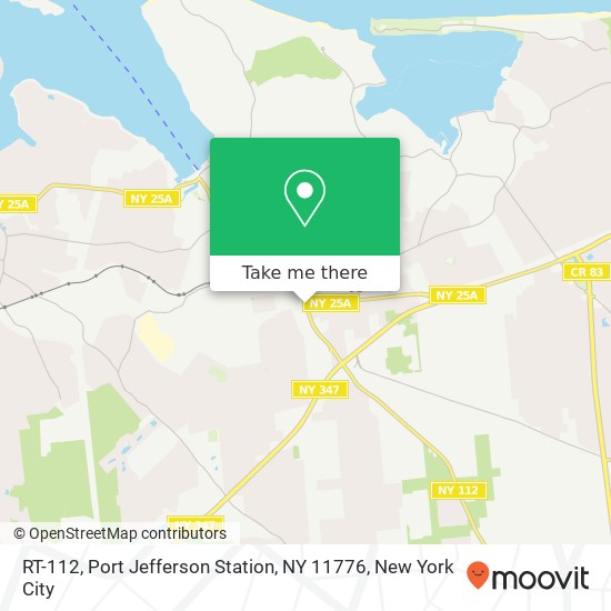 Mapa de RT-112, Port Jefferson Station, NY 11776