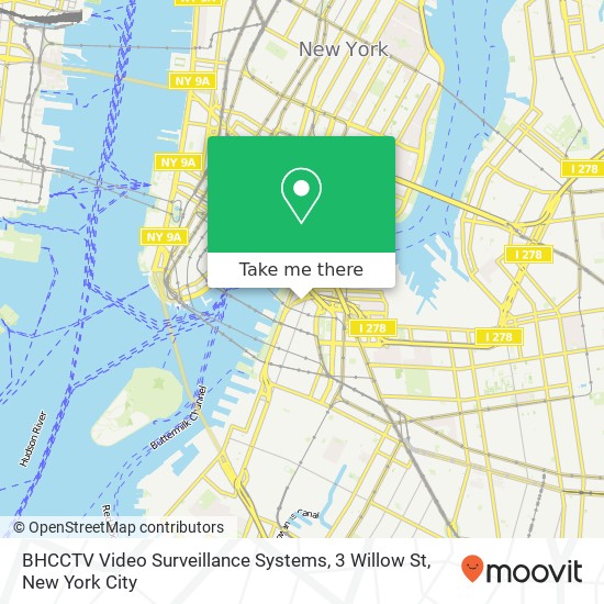 Mapa de BHCCTV Video Surveillance Systems, 3 Willow St