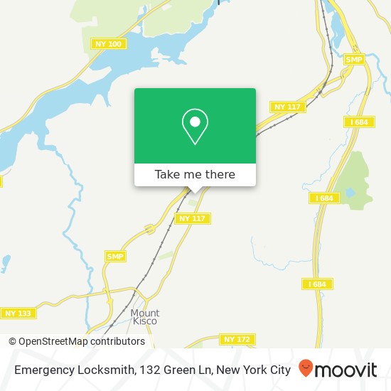 Mapa de Emergency Locksmith, 132 Green Ln