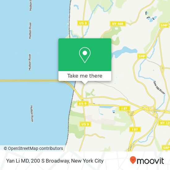Mapa de Yan Li MD, 200 S Broadway