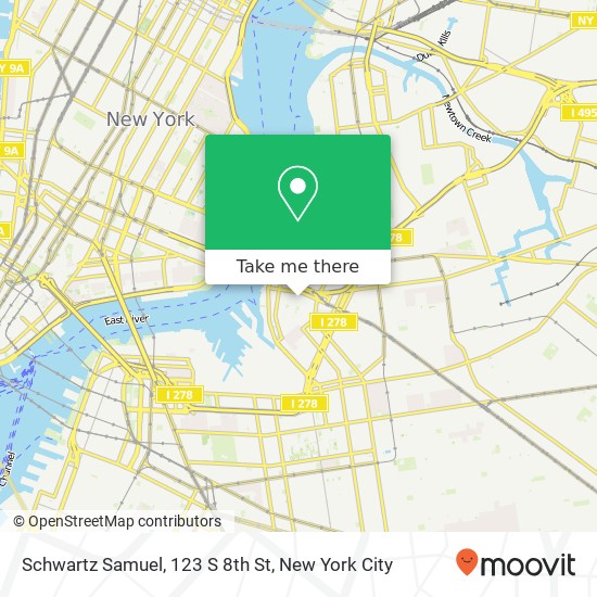 Schwartz Samuel, 123 S 8th St map