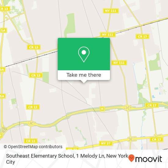 Southeast Elementary School, 1 Melody Ln map
