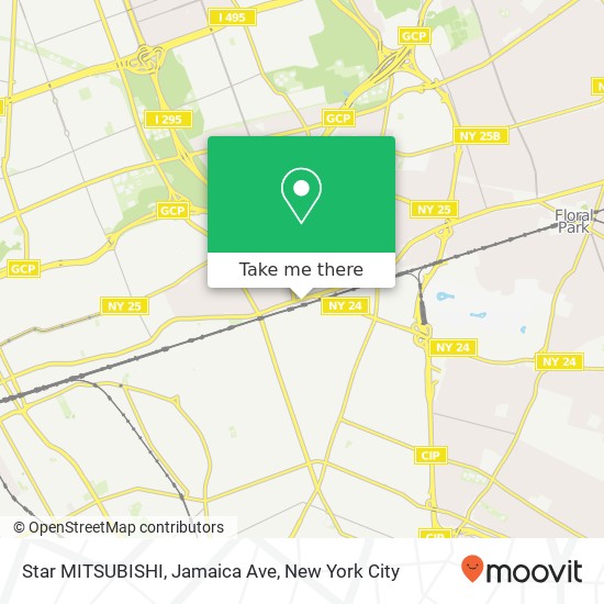 Star MITSUBISHI, Jamaica Ave map