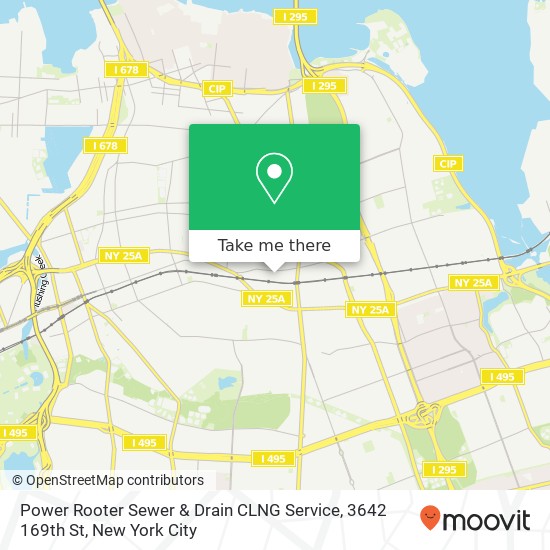 Power Rooter Sewer & Drain CLNG Service, 3642 169th St map