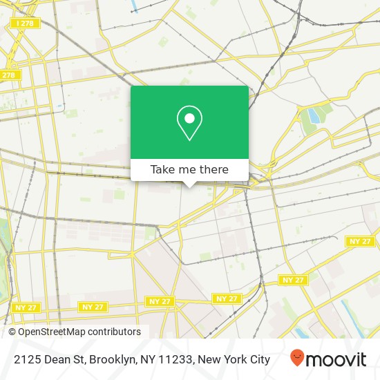 2125 Dean St, Brooklyn, NY 11233 map
