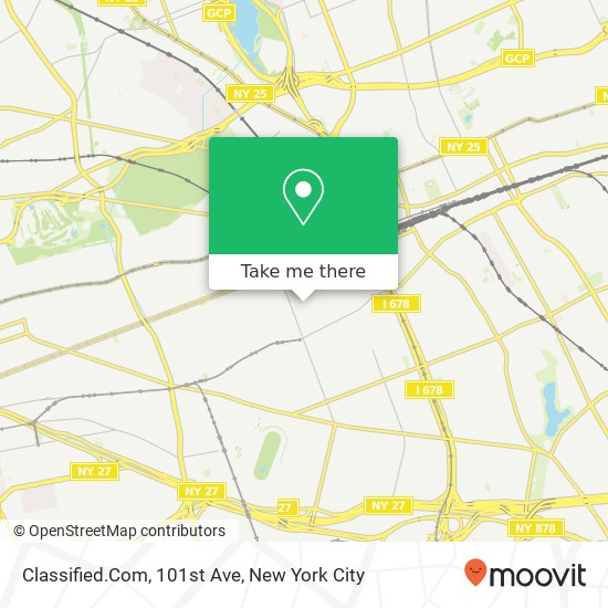 Classified.Com, 101st Ave map