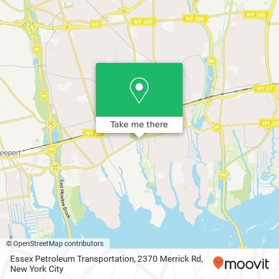 Mapa de Essex Petroleum Transportation, 2370 Merrick Rd