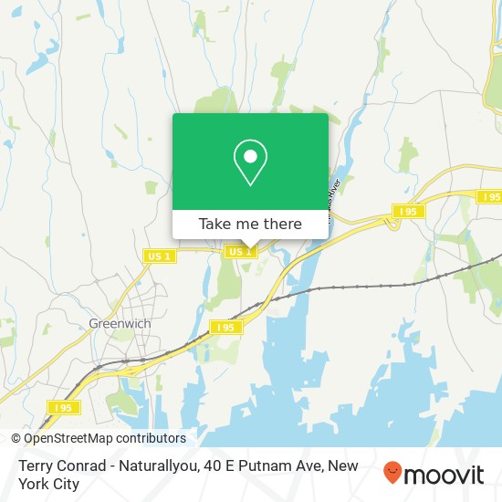 Mapa de Terry Conrad - Naturallyou, 40 E Putnam Ave