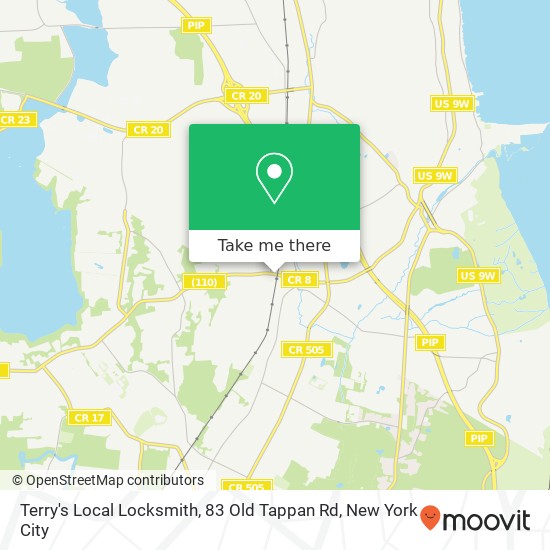 Terry's Local Locksmith, 83 Old Tappan Rd map