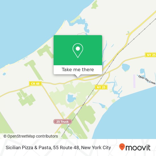 Mapa de Sicilian Pizza & Pasta, 55 Route 48