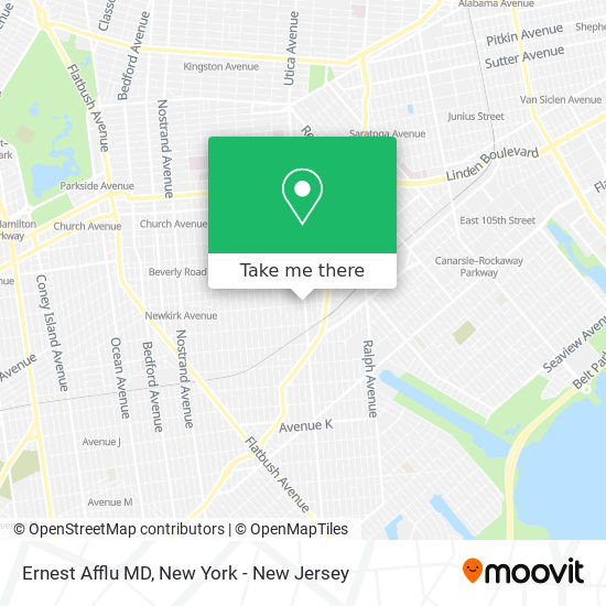 Ernest Afflu MD map