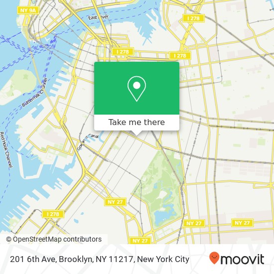 201 6th Ave, Brooklyn, NY 11217 map