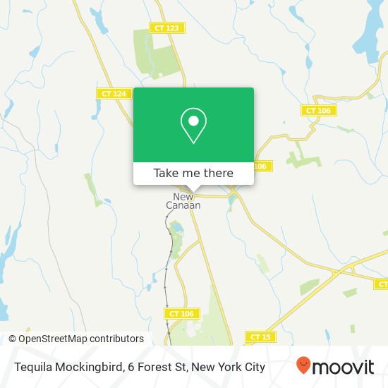 Tequila Mockingbird, 6 Forest St map