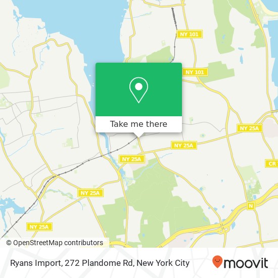 Mapa de Ryans Import, 272 Plandome Rd