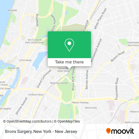 Mapa de Bronx Surgery
