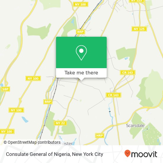 Mapa de Consulate General of Nigeria