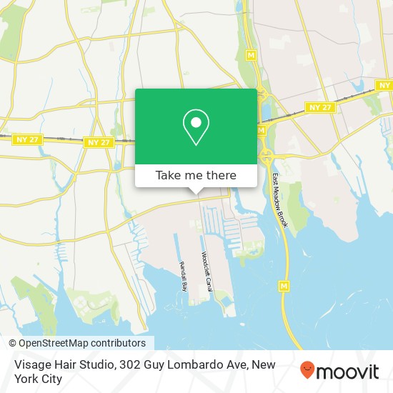 Visage Hair Studio, 302 Guy Lombardo Ave map