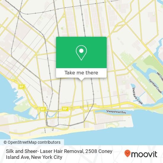Silk and Sheer- Laser Hair Removal, 2508 Coney Island Ave map
