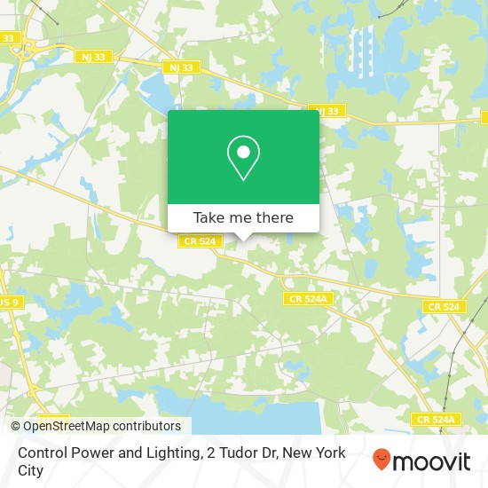 Control Power and Lighting, 2 Tudor Dr map