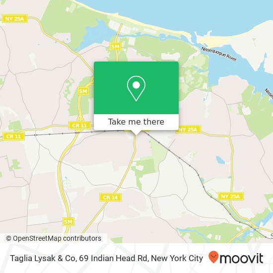 Taglia Lysak & Co, 69 Indian Head Rd map