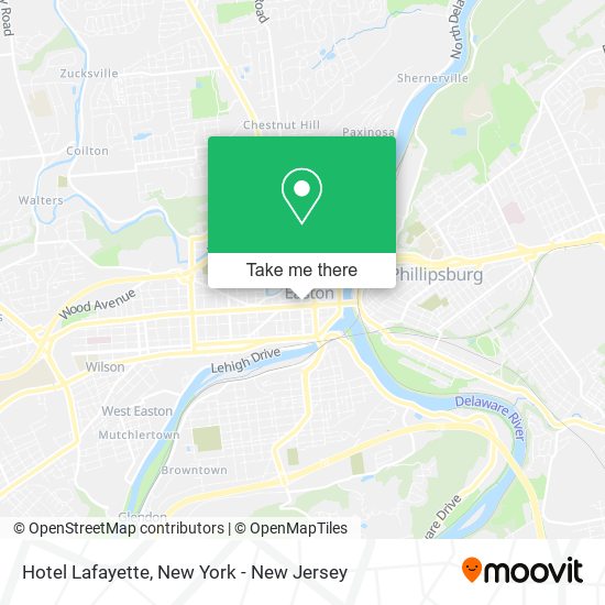 Mapa de Hotel Lafayette