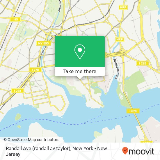 Mapa de Randall Ave (randall av taylor)